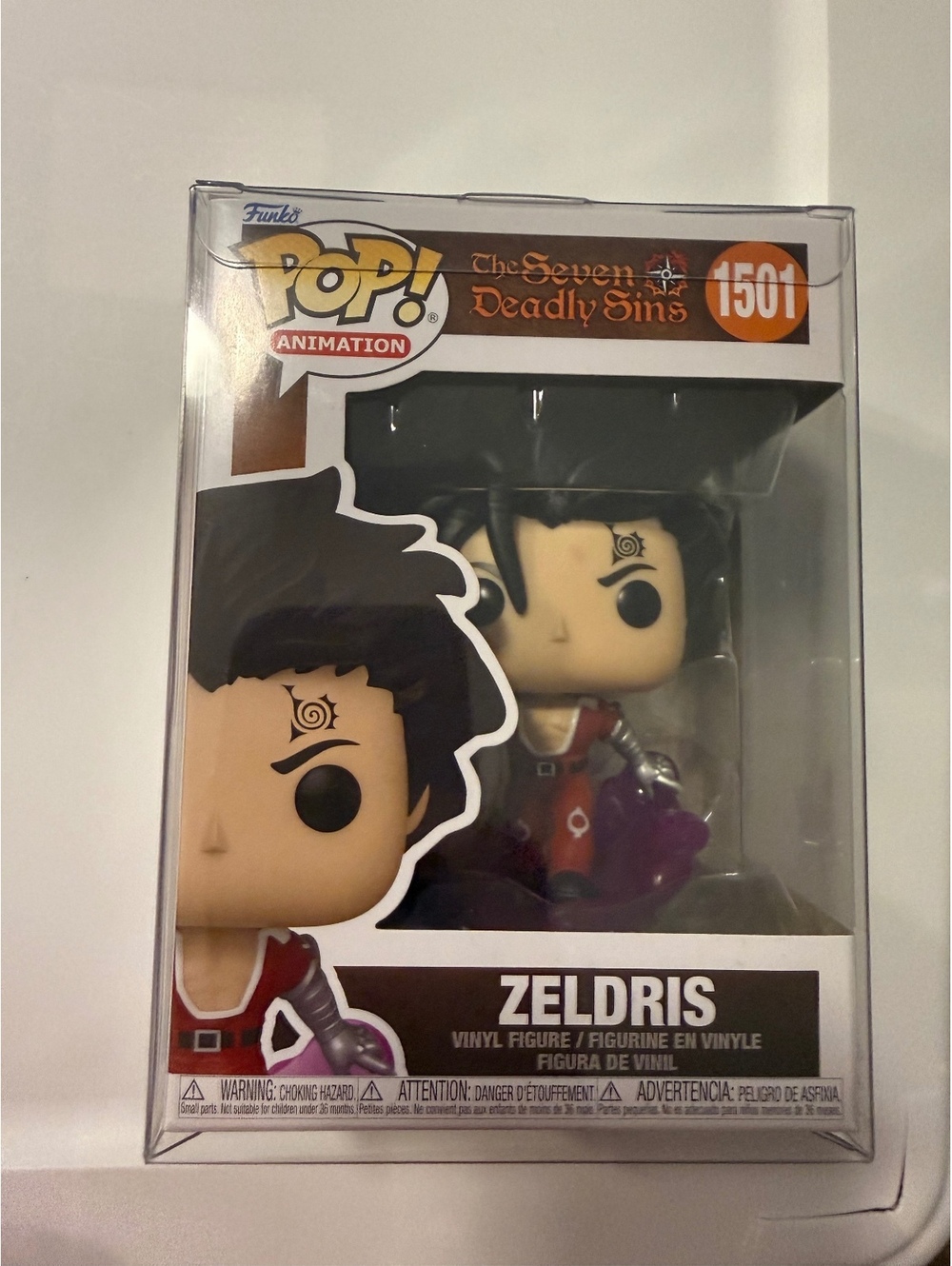 Funko Pop Seven Deadly Sins Zeldris #1501 Animation Vinyl